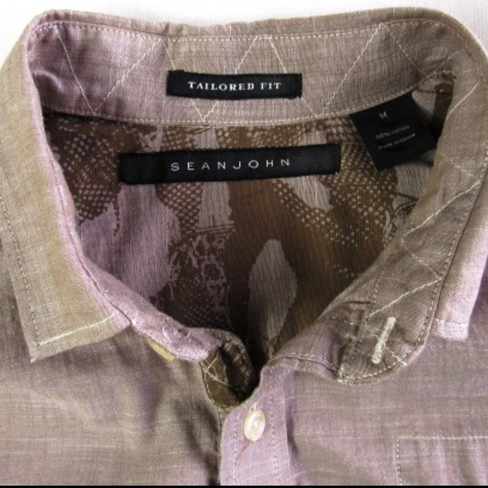 Sean John Men's Size M L/S Casual Shirt / RTL $44
